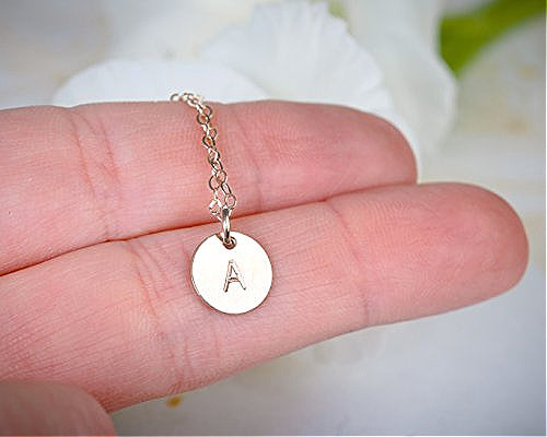 Buy Initial Necklace, Initial Birthstone Necklace, Birthstone Initial  Necklace, Initial Charm Necklace, Custom Initial Necklace, Personalized  Online in India - Etsy