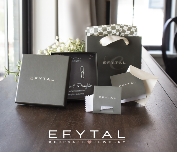 sutton paperclip earrings • mother & daughter