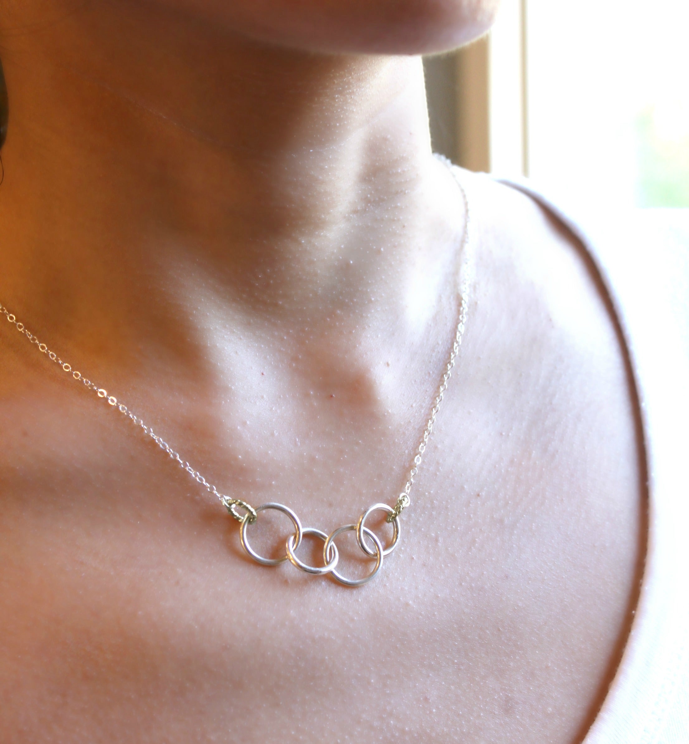 Four sale ring necklace